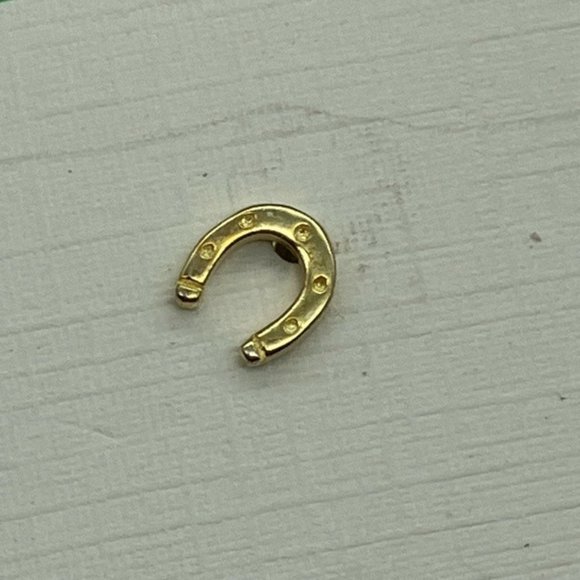 Olivia and Jackson Earrings 2 Prs St Patricks Sterling Silver Horseshoe Shamrock - Picture 4 of 7